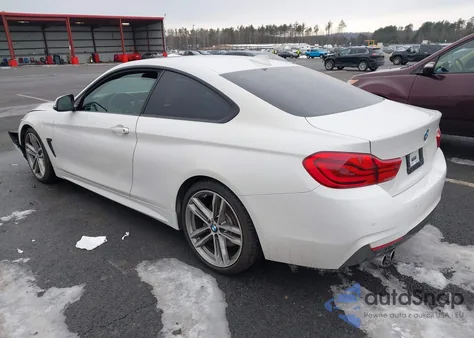 2019 BMW 430I z USA, uszkodzony, nr VIN WBA4W3C57KAF93443